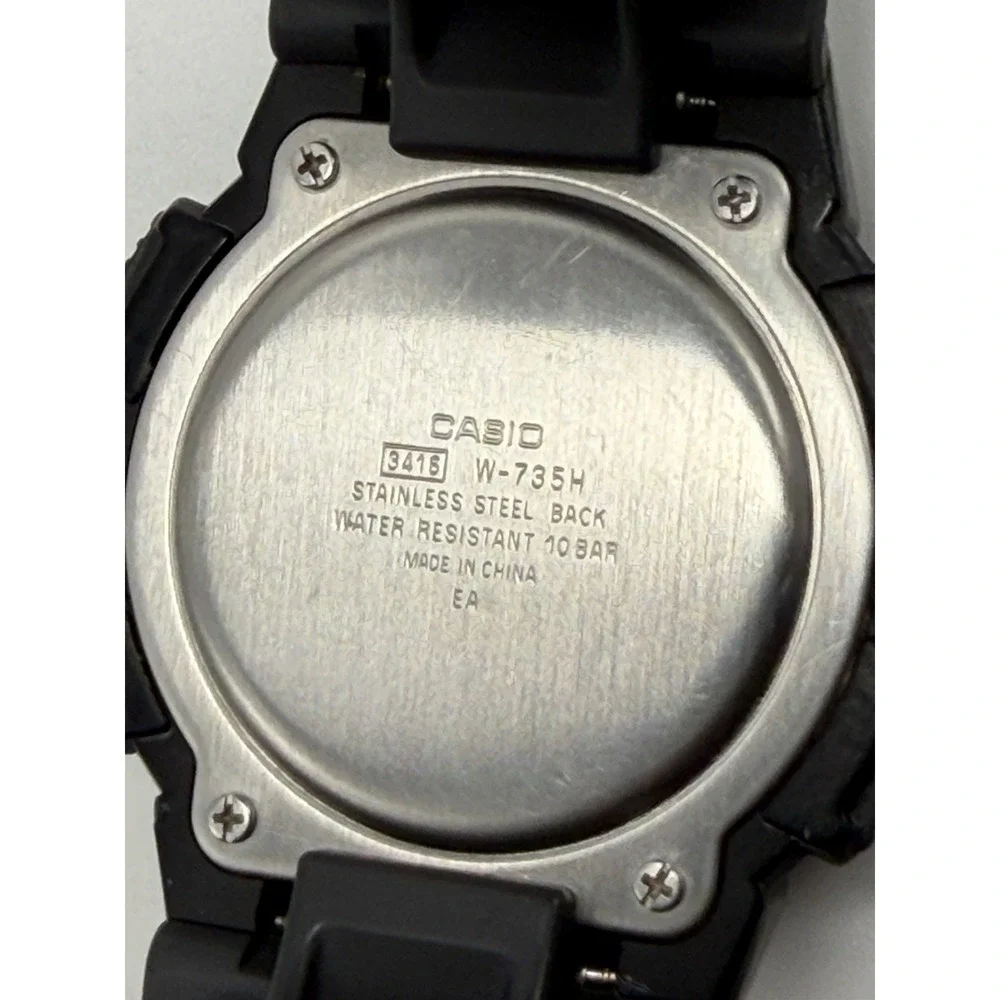 Casio W-735H New Battery Mens Watch 44MM 8